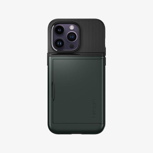 ACS04835 - iPhone 14 Pro Max Case Slim Armor CS in black showing the back